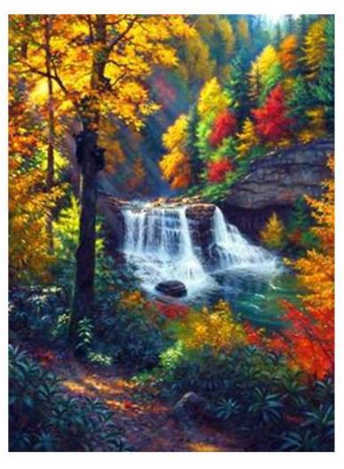 Картина по номерам Josef Otten Пейзаж Лесной ручей 40х50 см в термопакете (6361EOTG_O-mt) Картина по номерам Josef Otten Пейзаж Лесной ручей 40х50 см в термопакете (6361EOTG_O-mt)