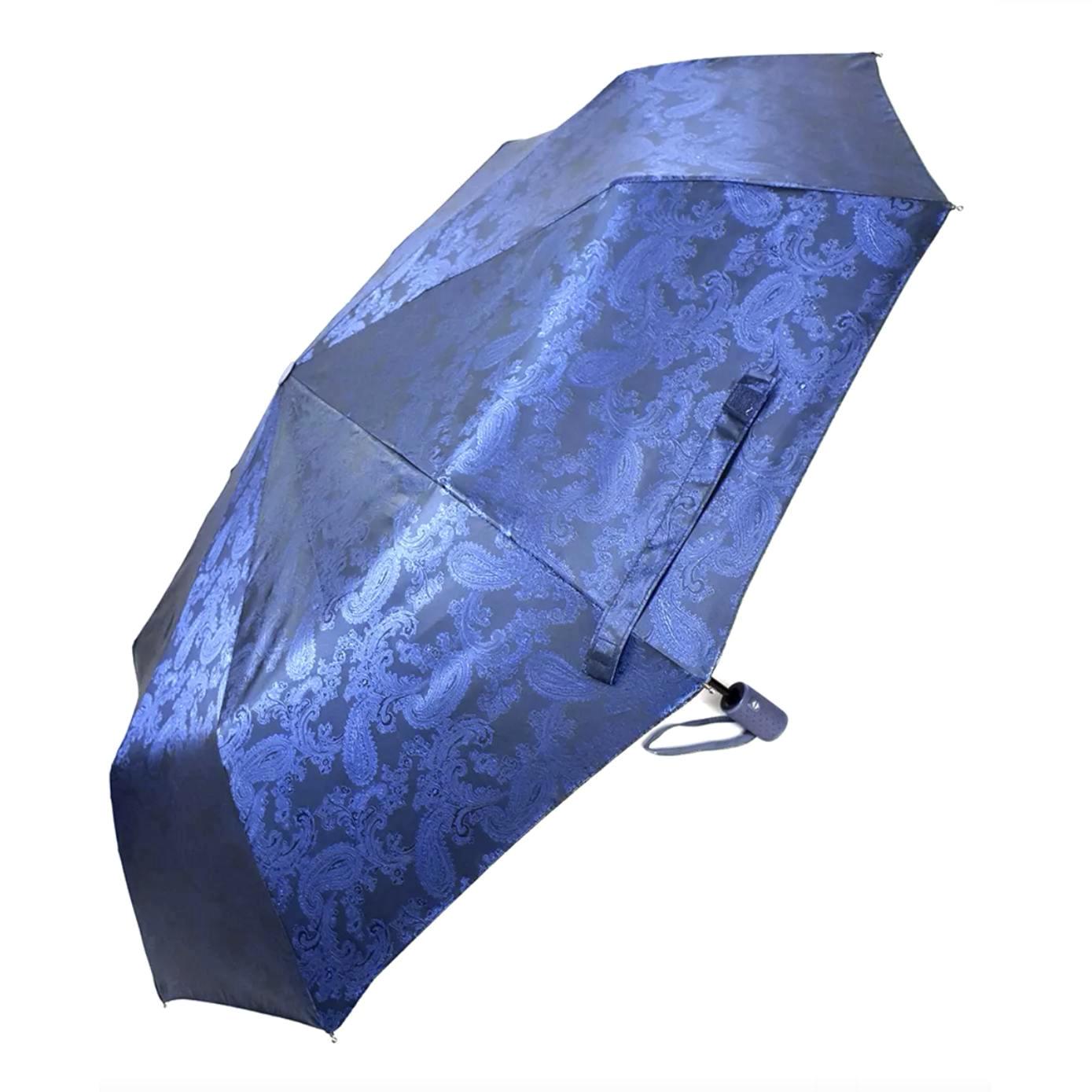 Зонт Lantana женский автомат складной жаккард Синий (58134)