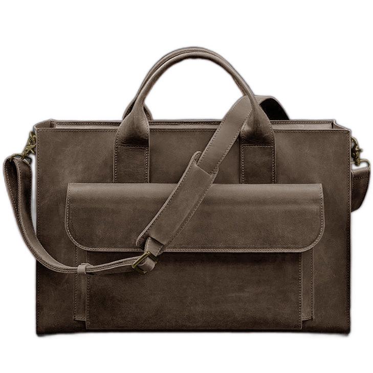 Сумка для ноутбука и документов кожаная универсальная Crazy Horse Темно-коричневый (A-028199) - фото 7 Сумка для ноутбука и документов кожаная универсальная Crazy Horse Темно-коричневый (A-028199) - фото 7