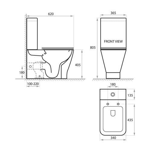 Унитаз-компакт напольный Koller Pool Trend Smart Tornado 3.0 безободоковый с крышкой и смывным бачком Белый (1886570199) - фото 2 Унитаз-компакт напольный Koller Pool Trend Smart Tornado 3.0 безободоковый с крышкой и смывным бачком Белый (1886570199) - фото 2