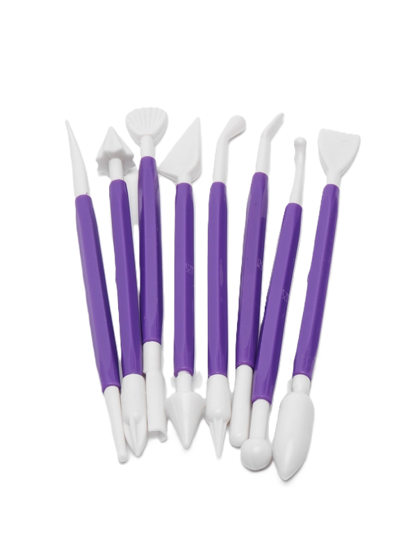 Набор стеков для работы с мастикой Stenson R32635 8 шт/22х9 см Фиолетовый (4dae8ffc) Набор стеков для работы с мастикой Stenson R32635 8 шт/22х9 см Фиолетовый (4dae8ffc)