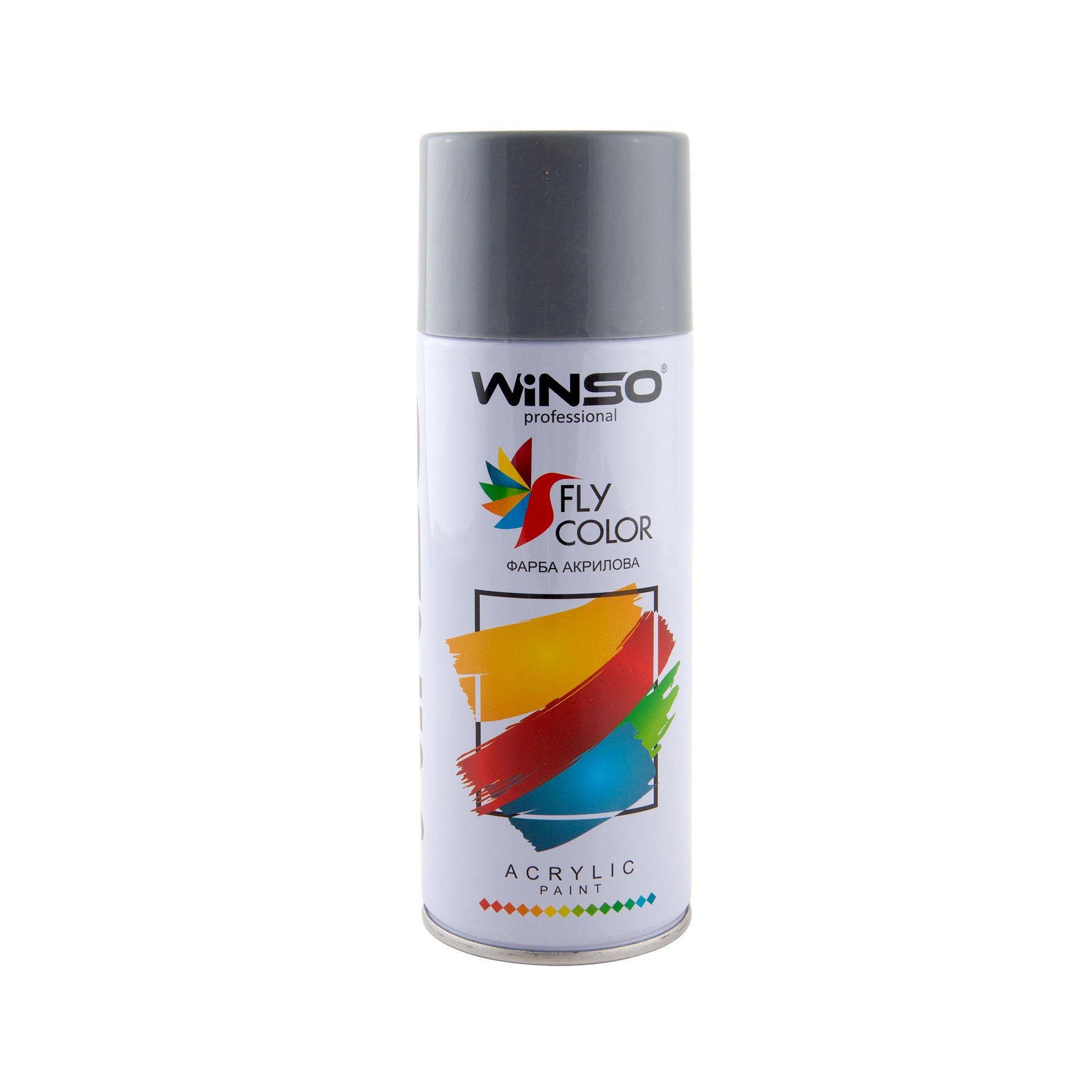 Фарба акрилова WINSO Spray 450 мл Темно-сірий (DEEP GREY/RAL7031)