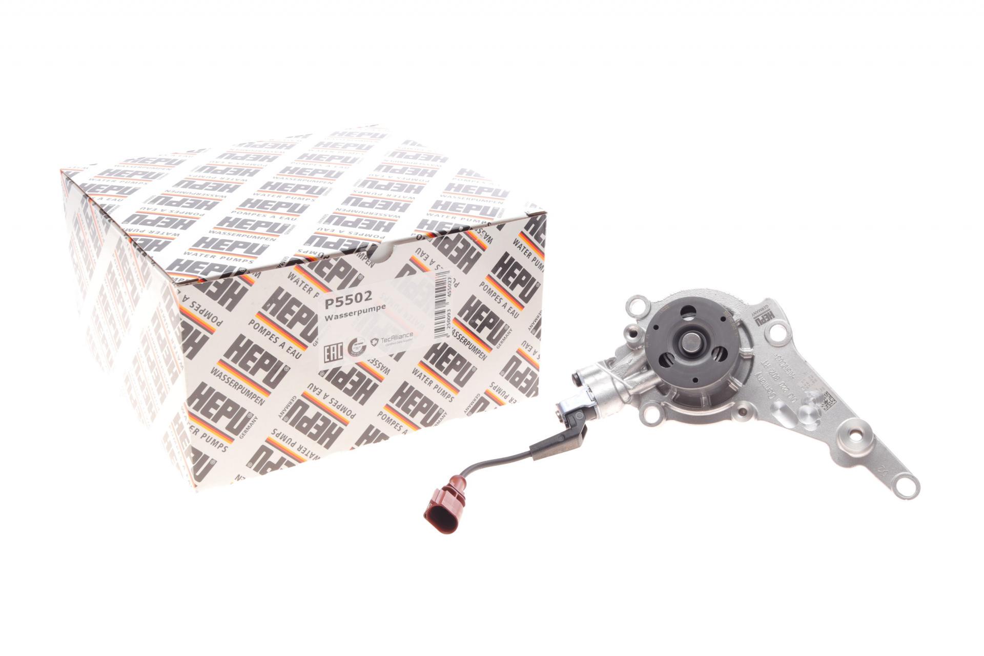 Водяная помпа Hepu Audi A4/A6/A7/Q5/Skoda Octavia/VW Golf VIII 2.0 TDI 18- (P5502)