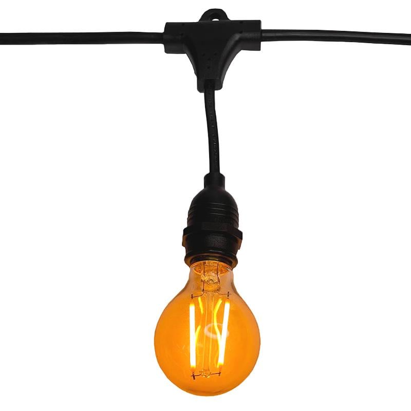 Гирлянда уличная ретро Premium+ Дроп Лайт Е14 5 м 10 патронов IP65 влагозащищенная - фото 5 Гирлянда уличная ретро Premium+ Дроп Лайт Е14 5 м 10 патронов IP65 влагозащищенная - фото 5