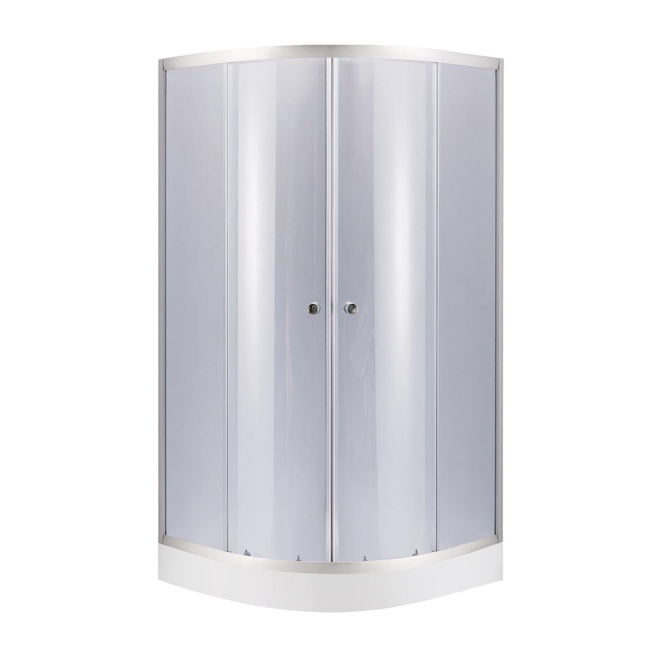 Набор Lidz Душевая кабина Lidz Latwa SC90x90.SAT.LOW.GR стекло тонированное 4 мм и поддон Kupala (3137793391)