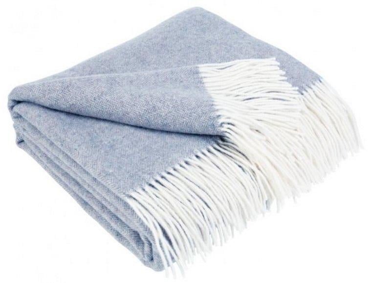 Плед кашемировый Love you 140х200 Голубой (143452)