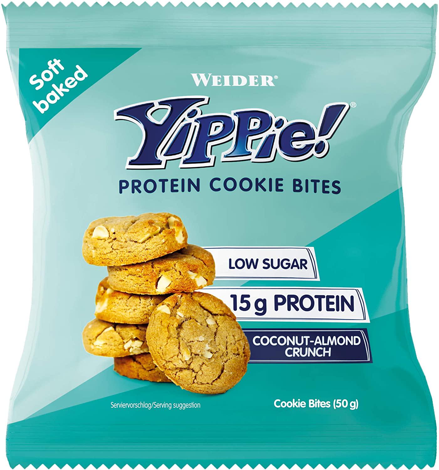 Печенье Yippie! Protein Bites Coconut almond 50 г (00000033092)