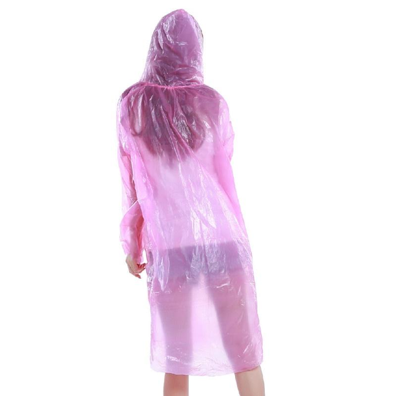 Плащ-дощовик одноразовий Pink (30217) - фото 2 Плащ-дощовик одноразовий Pink (30217) - фото 2