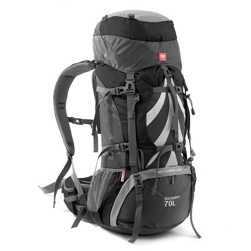 Рюкзак трекінговий Naturehike NH70B070-B 70 л Black/Grey