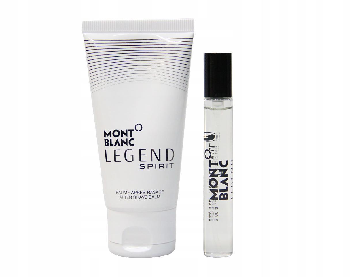 Подарочный набор для мужчин Mont Blanc Legend Spirit туалетная вода 7,5 мл/бальзам после бритья 50 мл (382943)