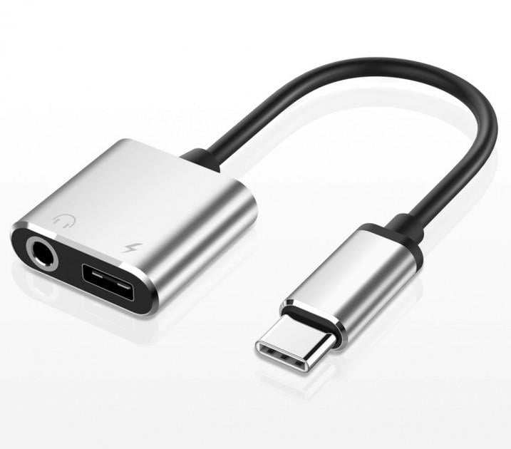 Переходник Alitek USB Type-C/3,5 мм + USB Type-C (1134294665) Переходник Alitek USB Type-C/3,5 мм + USB Type-C (1134294665)