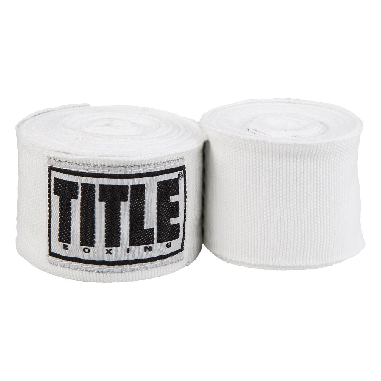 Бинти для боксу TITLE Boxing Select 180" Semi Elastic Mexican 4,5 м White (3019820518)