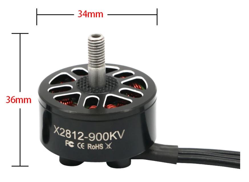 Двигун безщітковий Angel для FPV 2812 900KV - фото 5