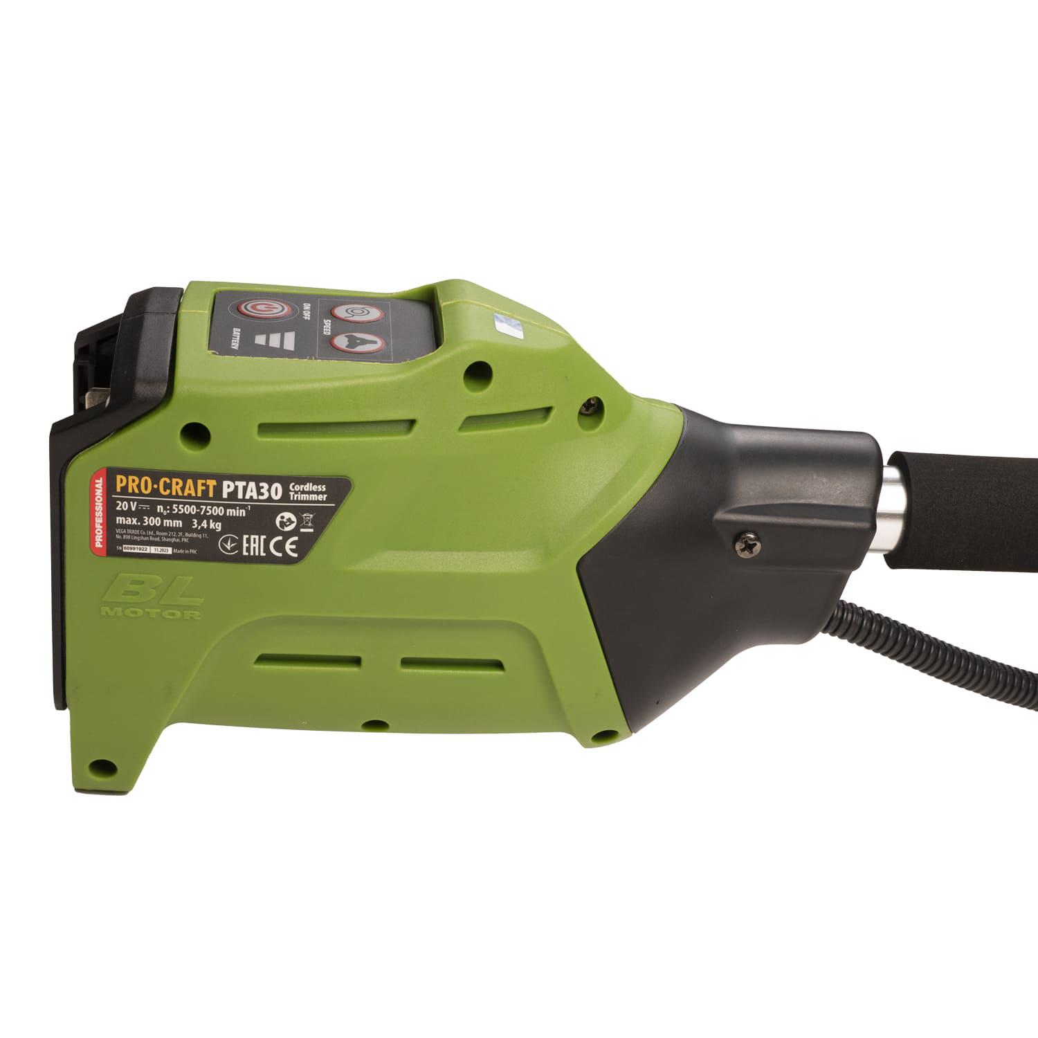 Триммер аккумуляторный Procraft PTA30 без АКБ и ЗУ (030305) - фото 11