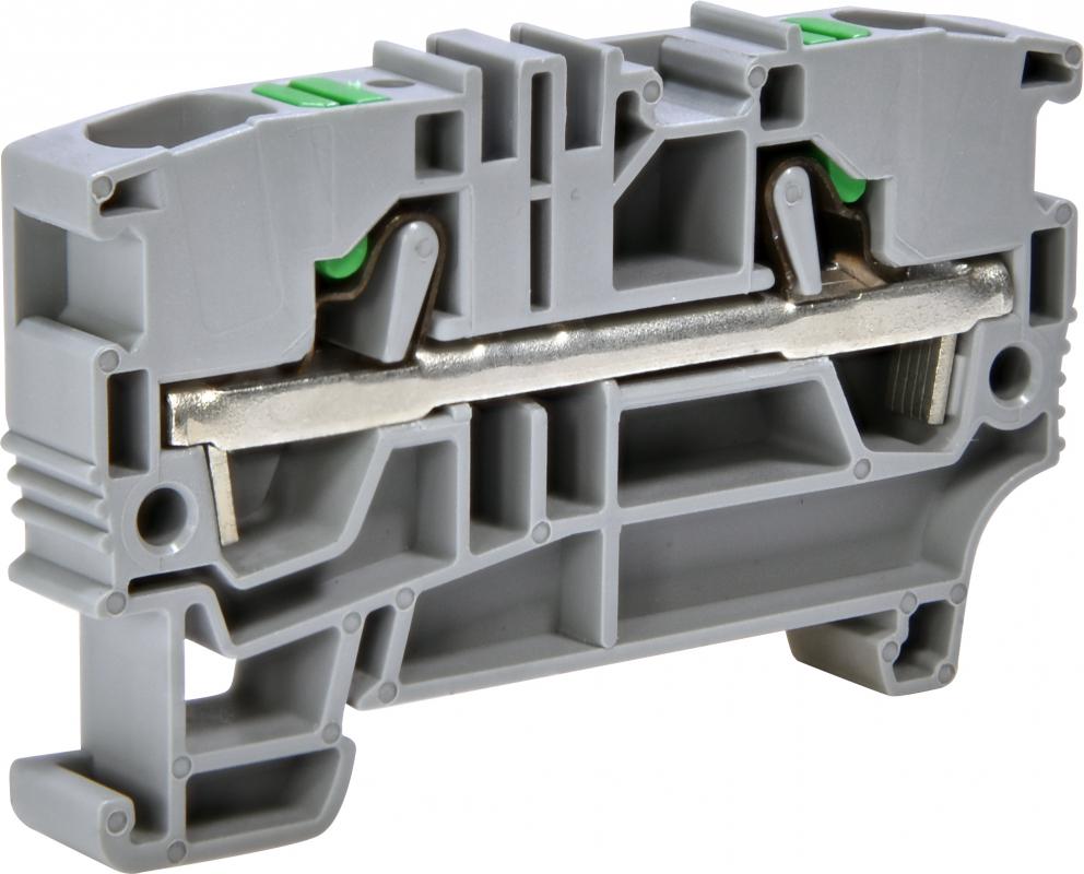 Клемма пружинная наборная ETI ESH-EFC.6 41А 6 мм2 60,4x39,2x8,2 мм push-in Серый (3903348)