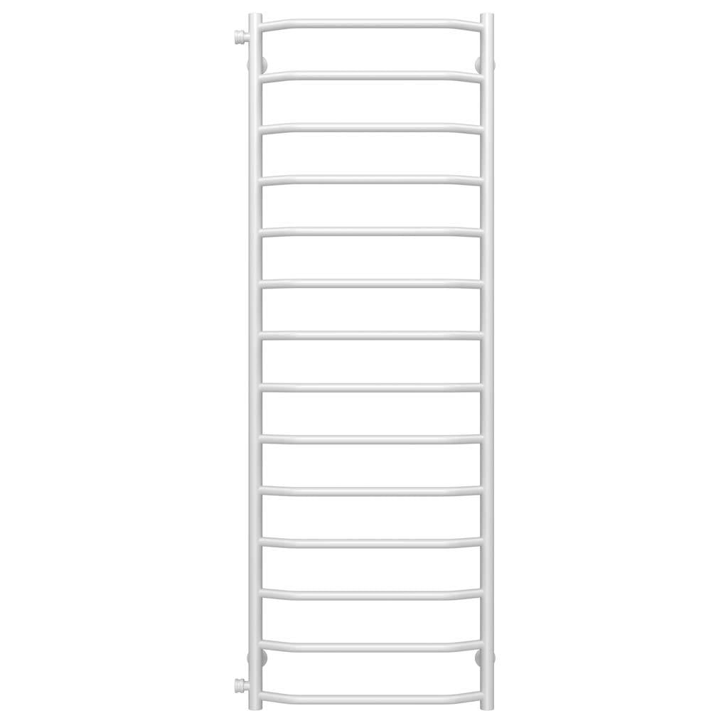 Полотенцесушитель водяной Deffi Трапеция П14 боковое левое подключение нержавеющая сталь 500х1500 мм Белый (C.TR.150.50.14.W.B)