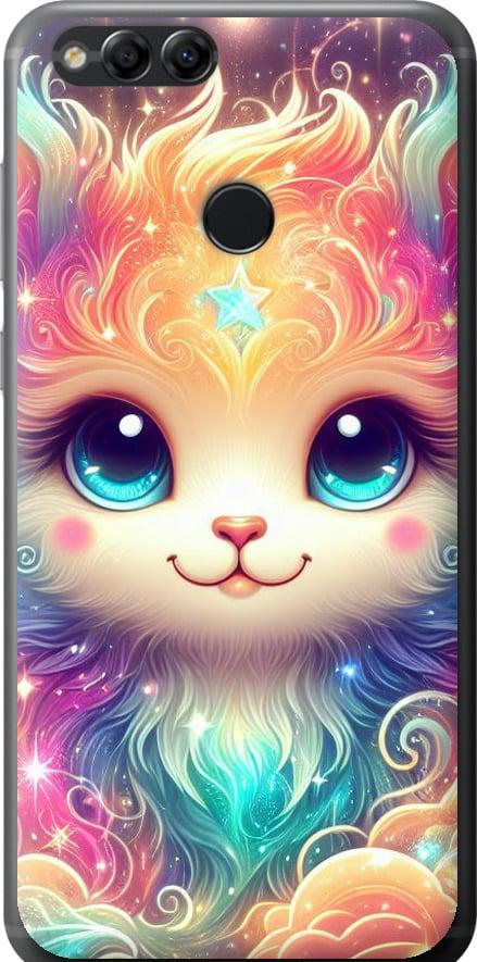 Чехол на Huawei Honor 7X Сказочный котенок (5813u-1139-42517) Чехол на Huawei Honor 7X Сказочный котенок (5813u-1139-42517)