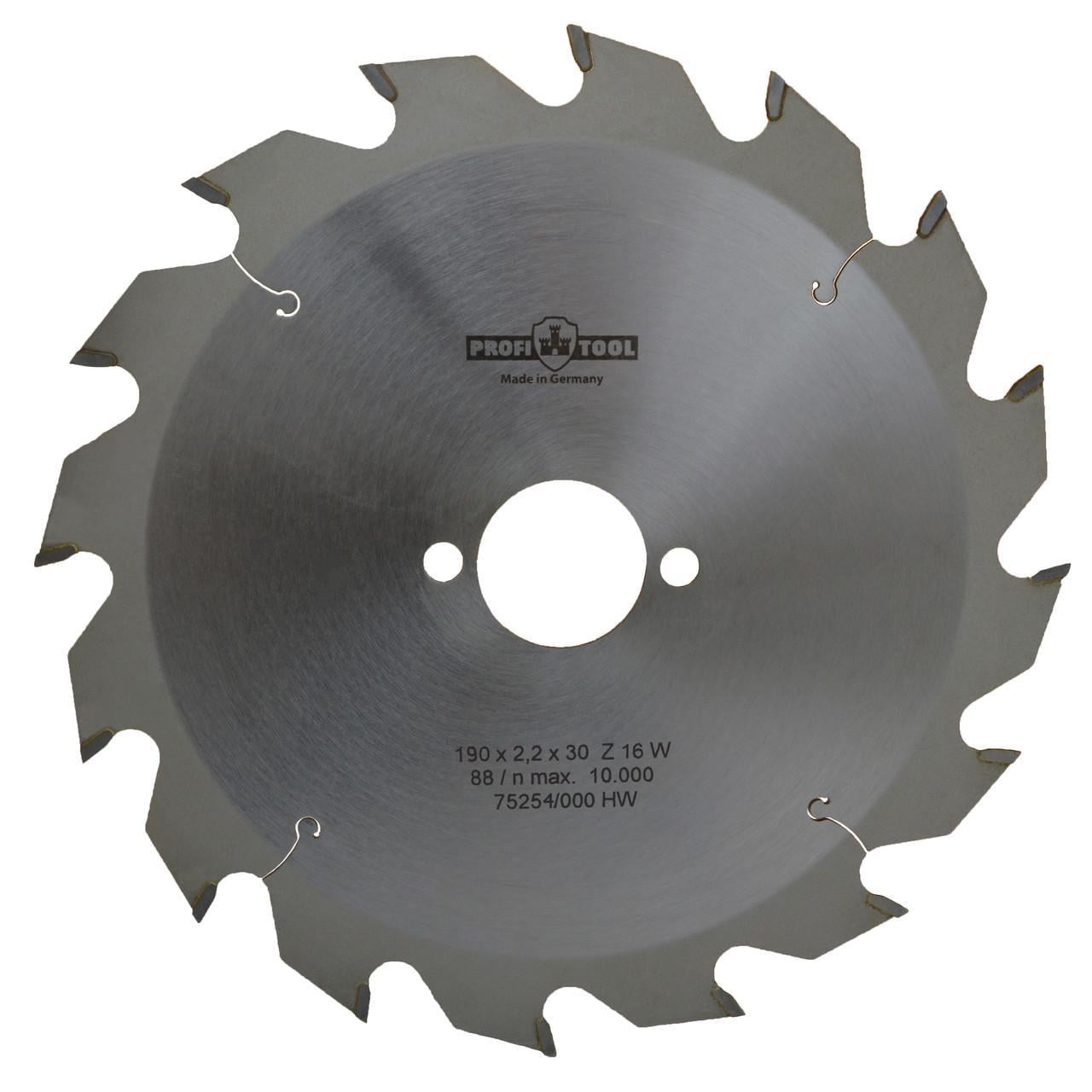 Диск пиляльний PROFITOOL Z 16 W 190х2,2х1,4х30 мм (2119002)