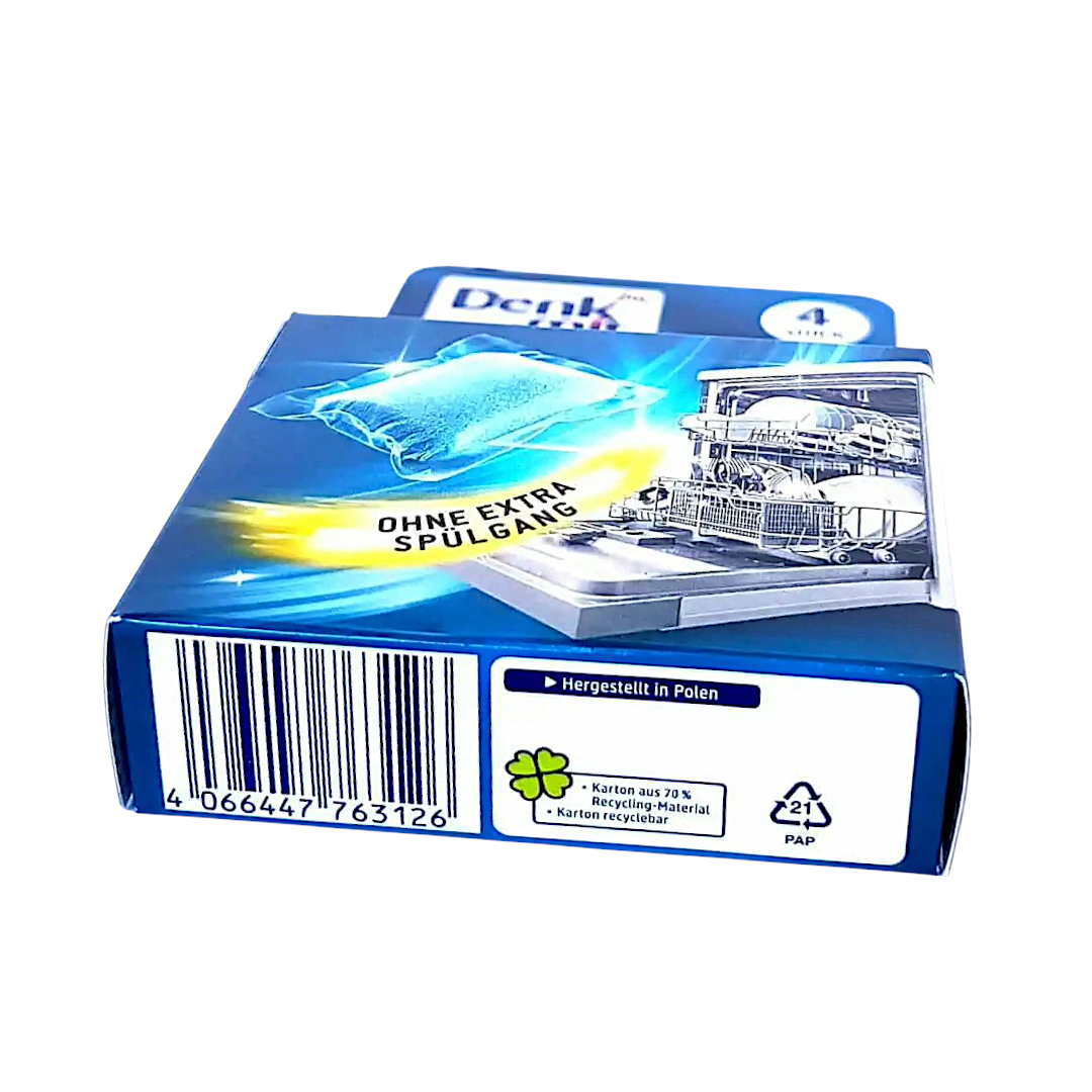 Таблетки для чистки посудомоечной машины Denkmit Spülmaschinenreiniger 4 таблетки по 20 г (664636dn) - фото 3