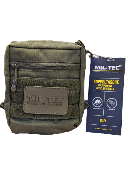 Подсумок Mil-Tec Koppeltasche Multipurpose M.Klettrucken Olive (13490301)