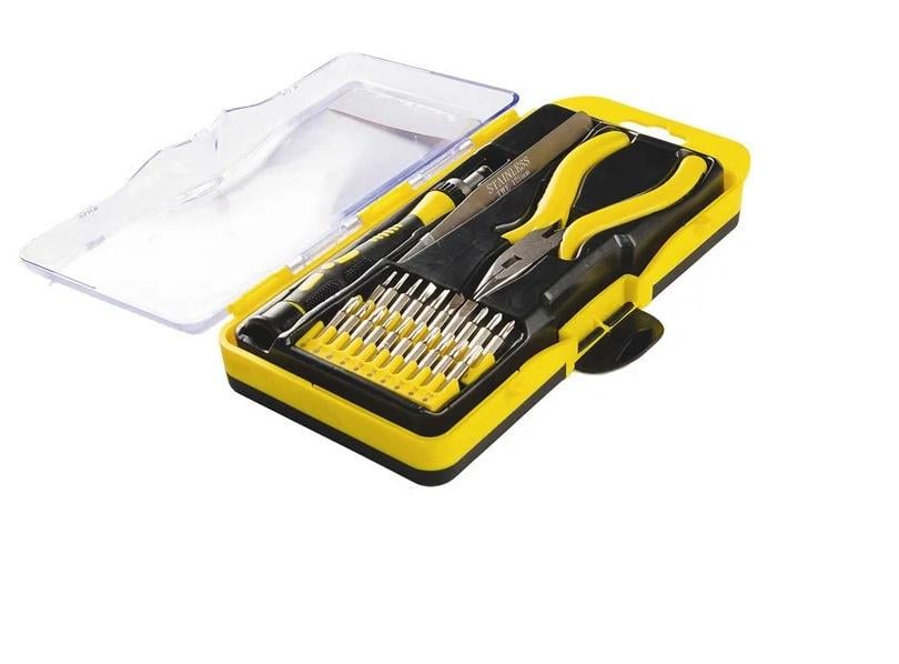 Набір викруток та інструментів Mastertool для точних робіт 23 ел. (40-0166)