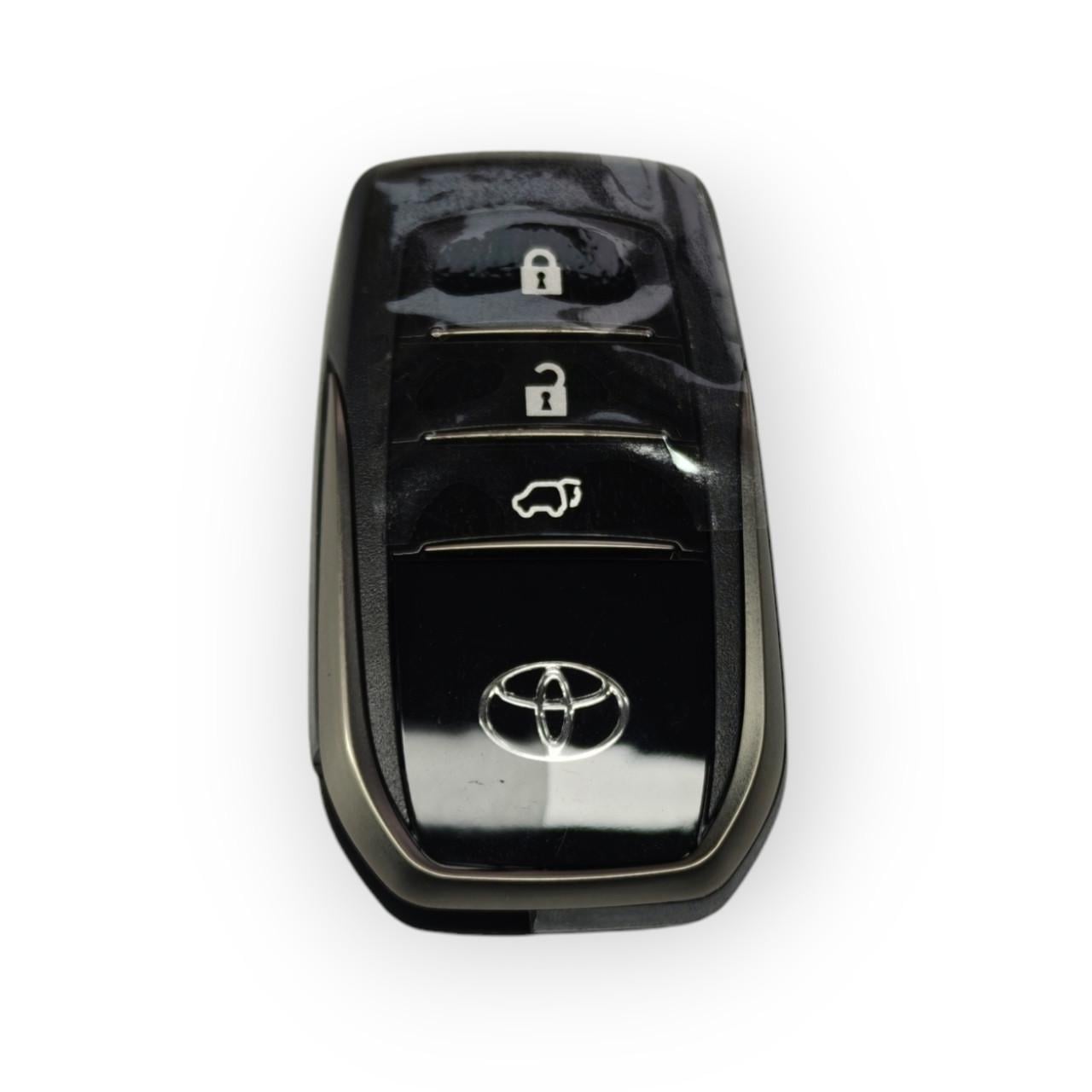 Корпус ключа Toyota Land Cruiser 200 на 3 кнопки (2407079594)