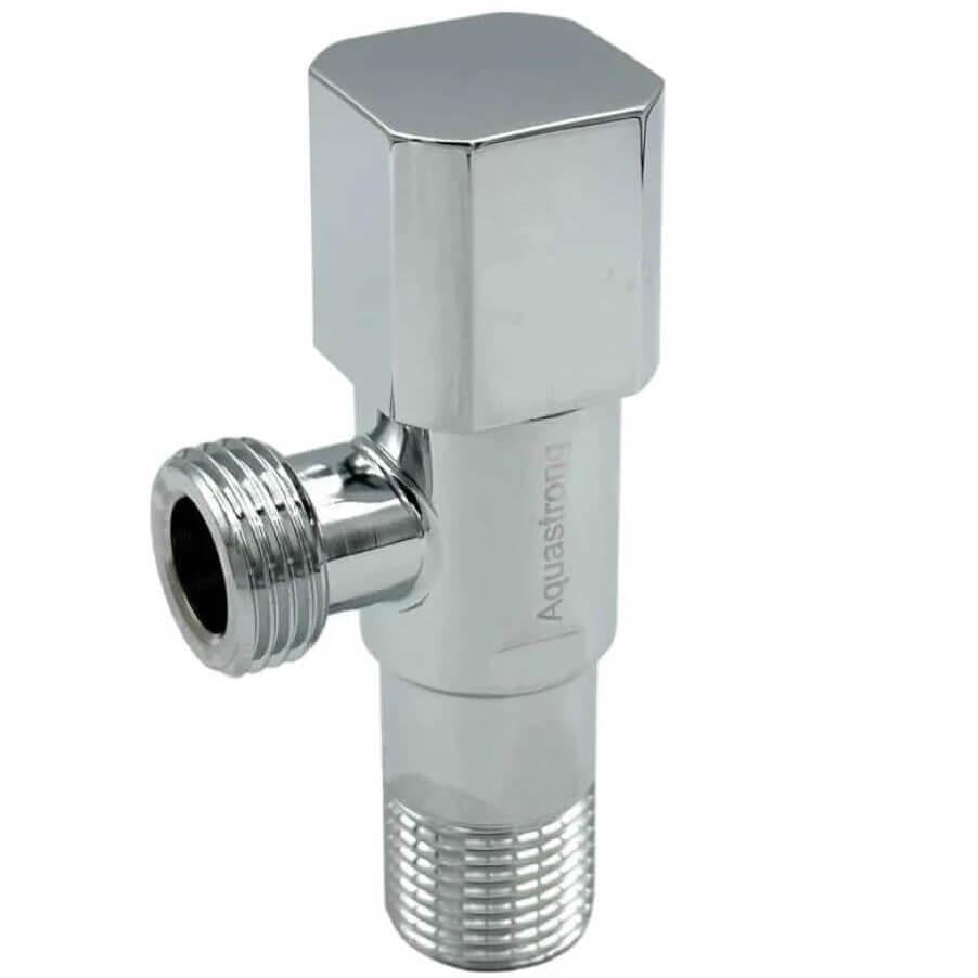 Кран приборный Aquastrong C4 1/2"x3/4" нержавеющая сталь (C402)
