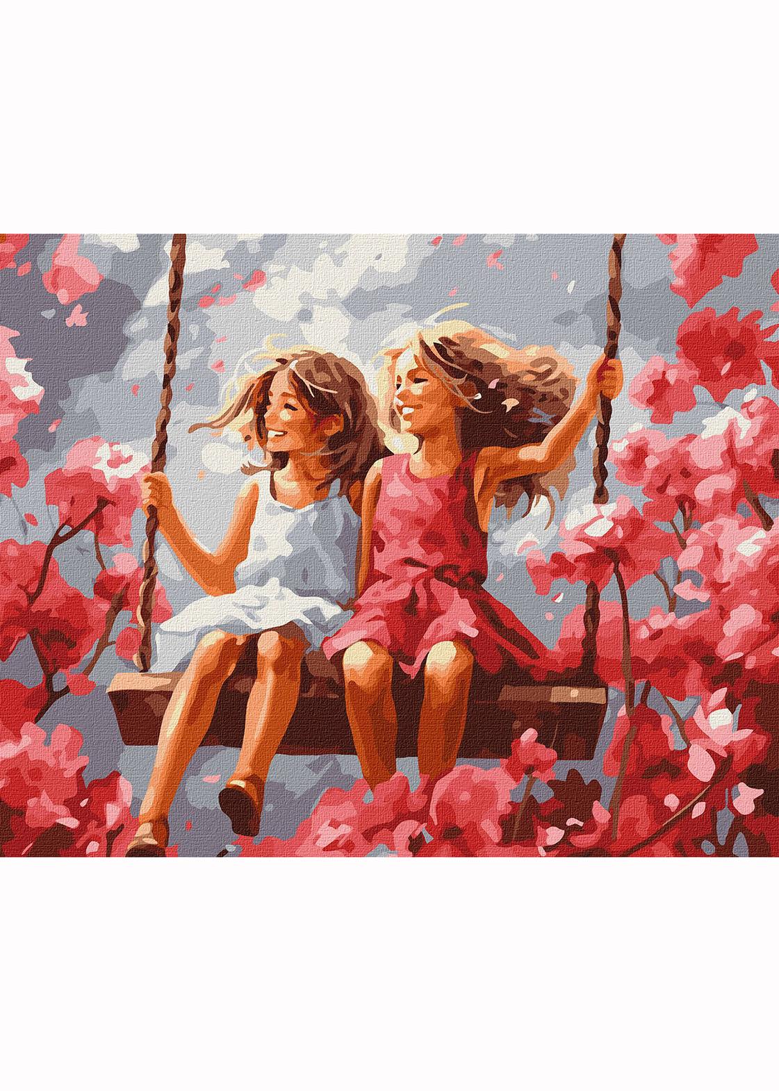 Картина по номерам Идейка Лучшие подружки 40х50 (KHO8364)