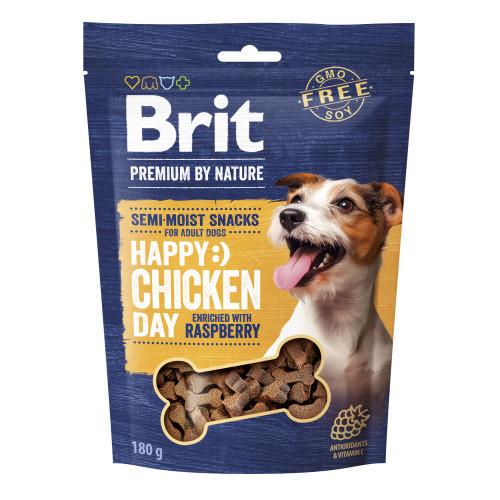 Лакомство для собак Brit Premium Semi-moist Snacks Chicken with Raspberry с курицей и малиной 180 г Лакомство для собак Brit Premium Semi-moist Snacks Chicken with Raspberry с курицей и малиной 180 г