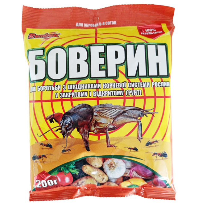 Биоинсектицид почвенный Rembek Боверин 200 г (X-1742)