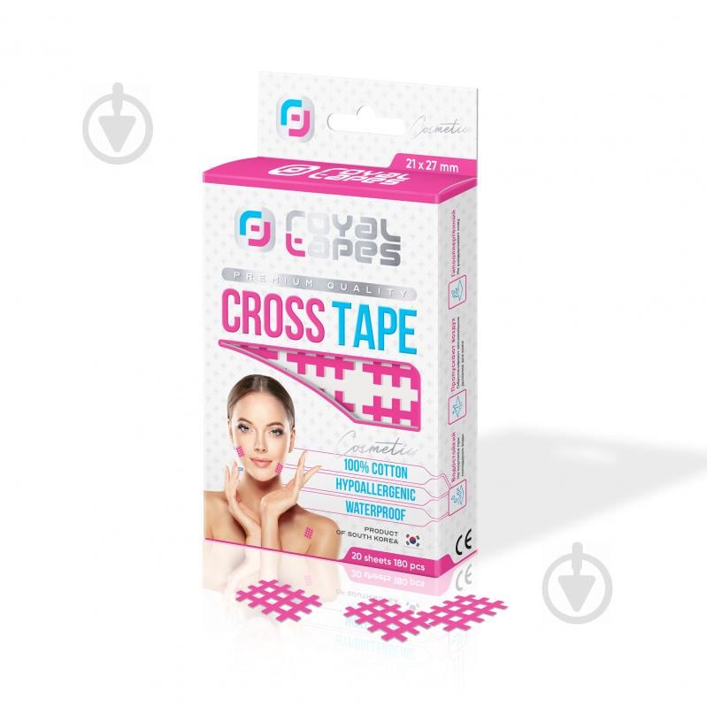 Кросс тейп Cross Tape Royal Tapes face care Розовый Кросс тейп Cross Tape Royal Tapes face care Розовый