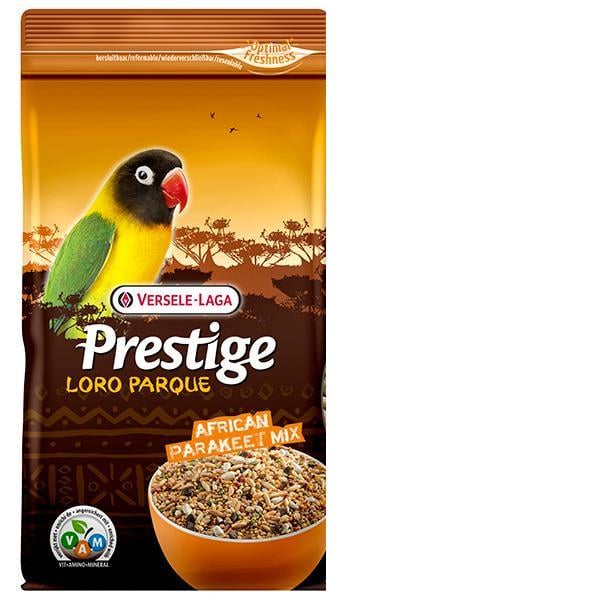 Корм повнораційний для папуг нерозлучників та карликових Versele-Laga Prestige Premium Loro Parque African Parakeet Mix 1 кг (222201)