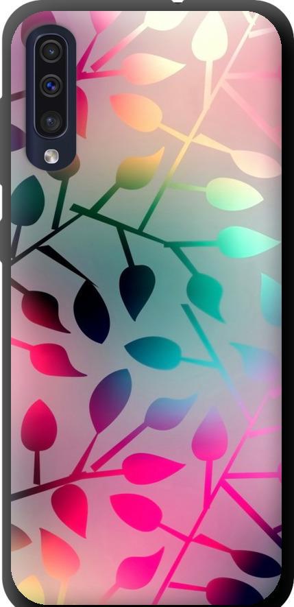 Чехол на Samsung Galaxy A50 2019 A505F Листья (2235b-1668-42517)