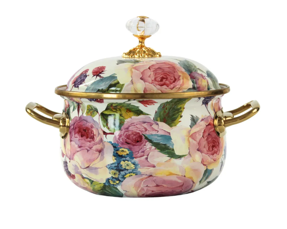 Кастрюля эмалированная PEONY Elmani с крышкой 2,1 л 16 см (763-003) - фото 2