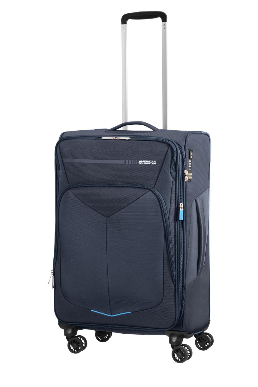 Валіза з розширенням American Tourister Summerfunk 67,5x42x27,5/29,5 см Темно-синій (78G-41004) - фото 7