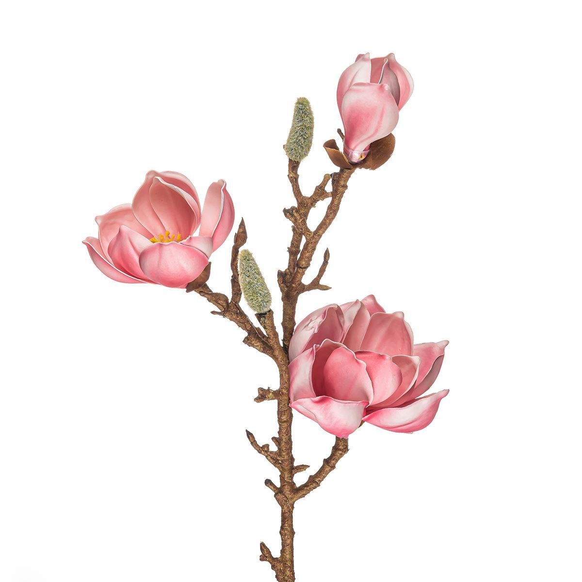 Искусственная магнолия древовидная Indigo Lux 72 см Розовый (135-3)