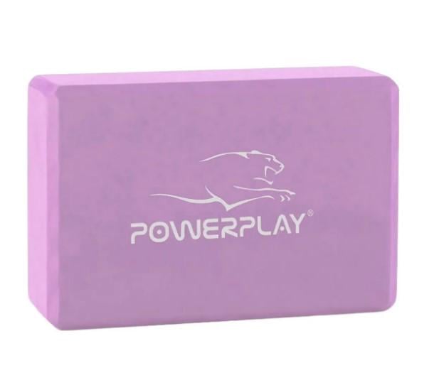 Блок для йоги PowerPlay 4006 Yoga Brick Фиолетовый (PP_4006_Violet_Yoga_Brick)