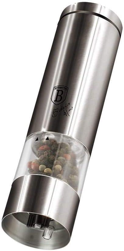 Подрібнювач спецій електричний Berlinger Haus Metallic Line Carbon Edition Нержавіюча сталь (2238493878)