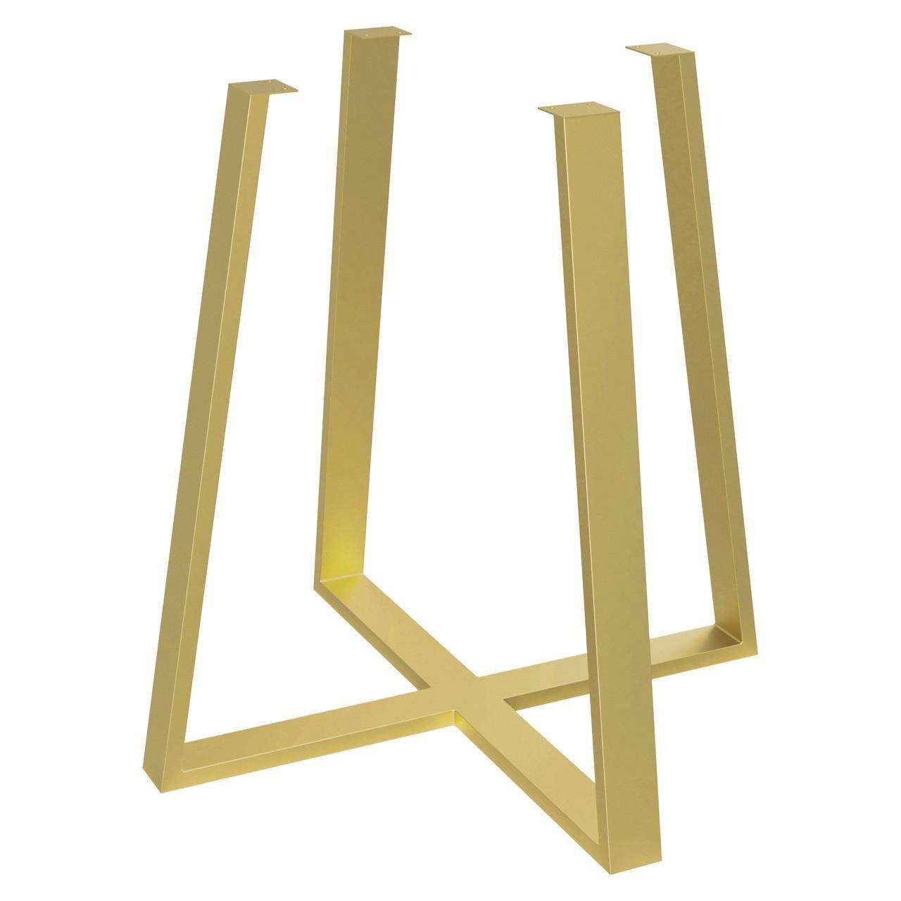 Каркас для столу з металу Berg 750х750 мм H 730 мм Золотий (1078) Каркас для столу з металу Berg 750х750 мм H 730 мм Золотий (1078)