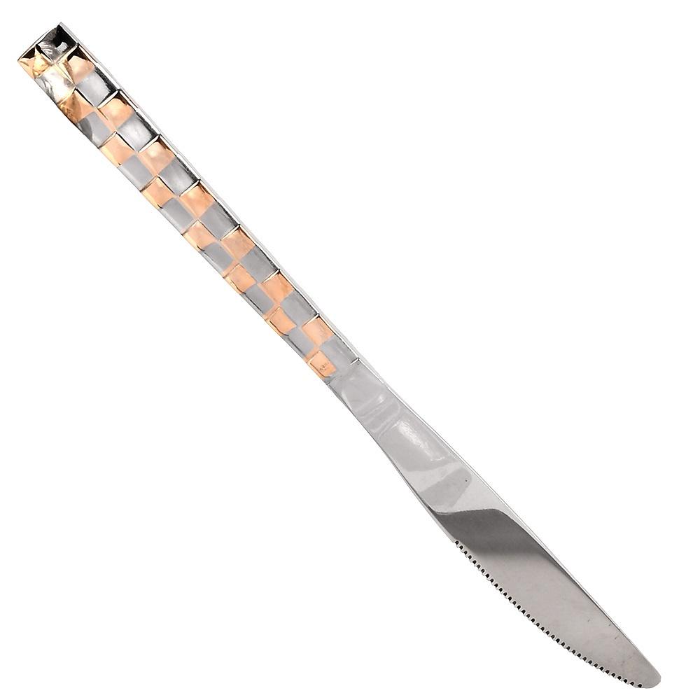 Набор столовых ножей Stenson Geometry Gold из нержавеющей стали 6 шт. (30449) - фото 2 Набор столовых ножей Stenson Geometry Gold из нержавеющей стали 6 шт. (30449) - фото 2