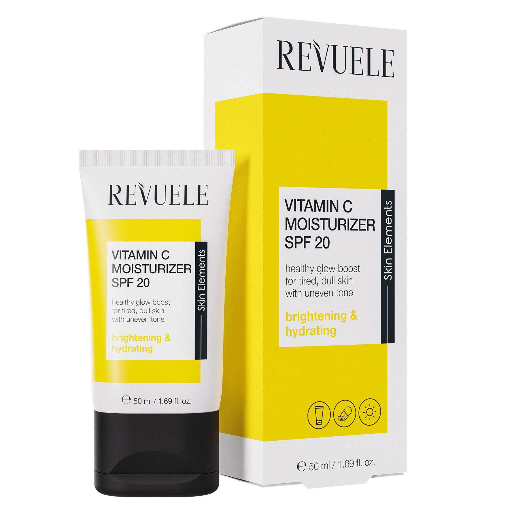 Крем зволожуючий денний Revuele з SPF 20 VITAMIN C 50 мл (5060565106208) - фото 2