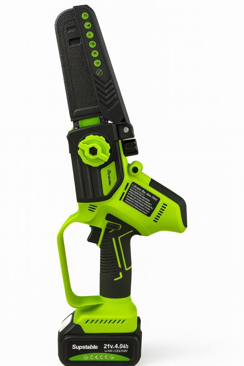 Пила ланцюгова акумуляторна Supstable MAXI-MINI 8" 2×21V 4,0Ah (3456476) Пила ланцюгова акумуляторна Supstable MAXI-MINI 8" 2×21V 4,0Ah (3456476)