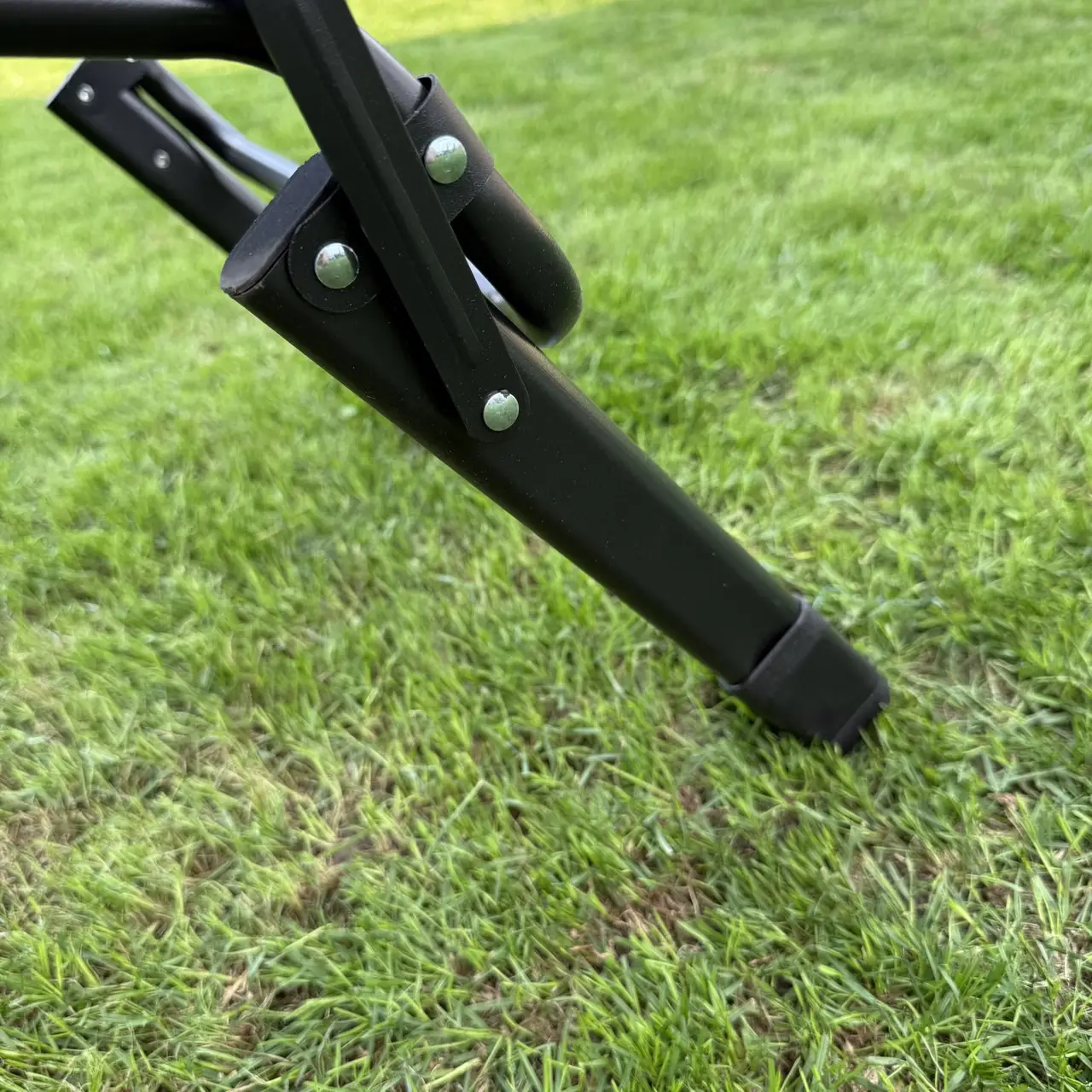 Шезлонг садовый тканевый с матрасом Garden Черный - фото 8