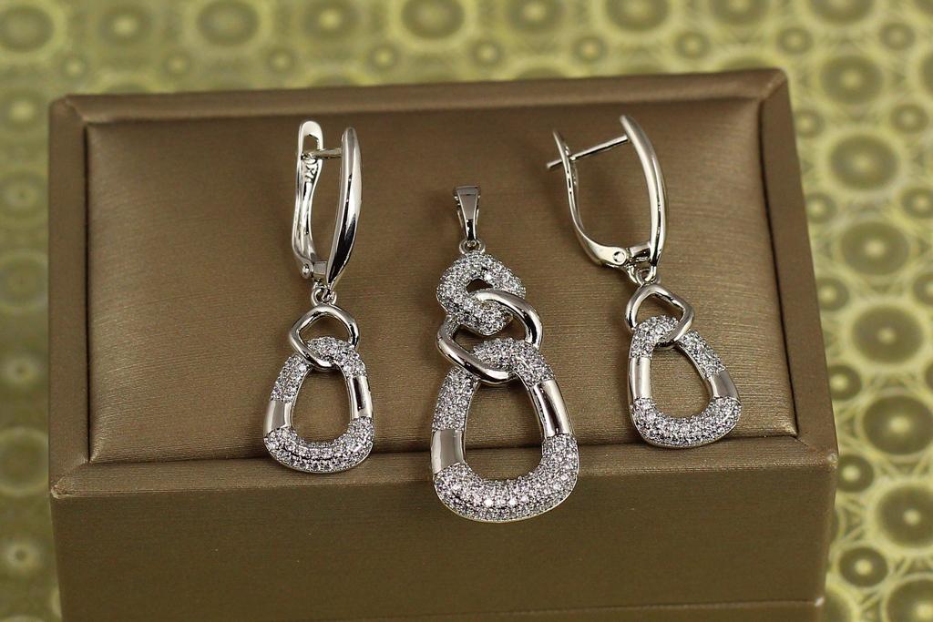 Набор Xuping Jewelry Петля времени Серебристый (34806450)