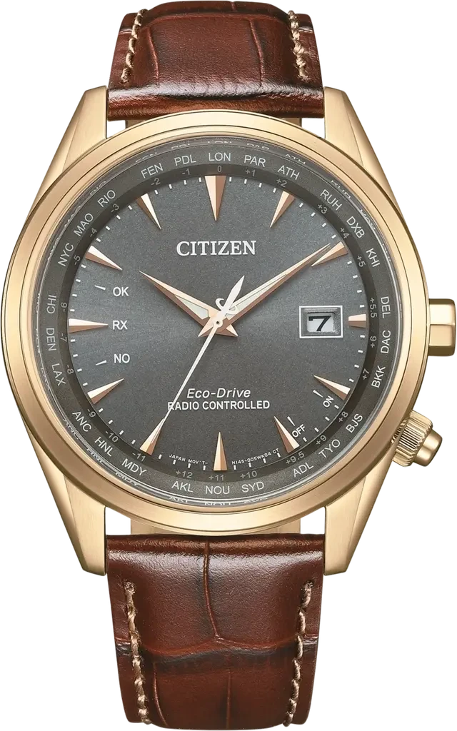 Наручные часы мужские Citizen CB0273-11H Eco-Drive с сапфировым стеклом/стальным корпусом/серым циферблатом и водозащитой 100 м
