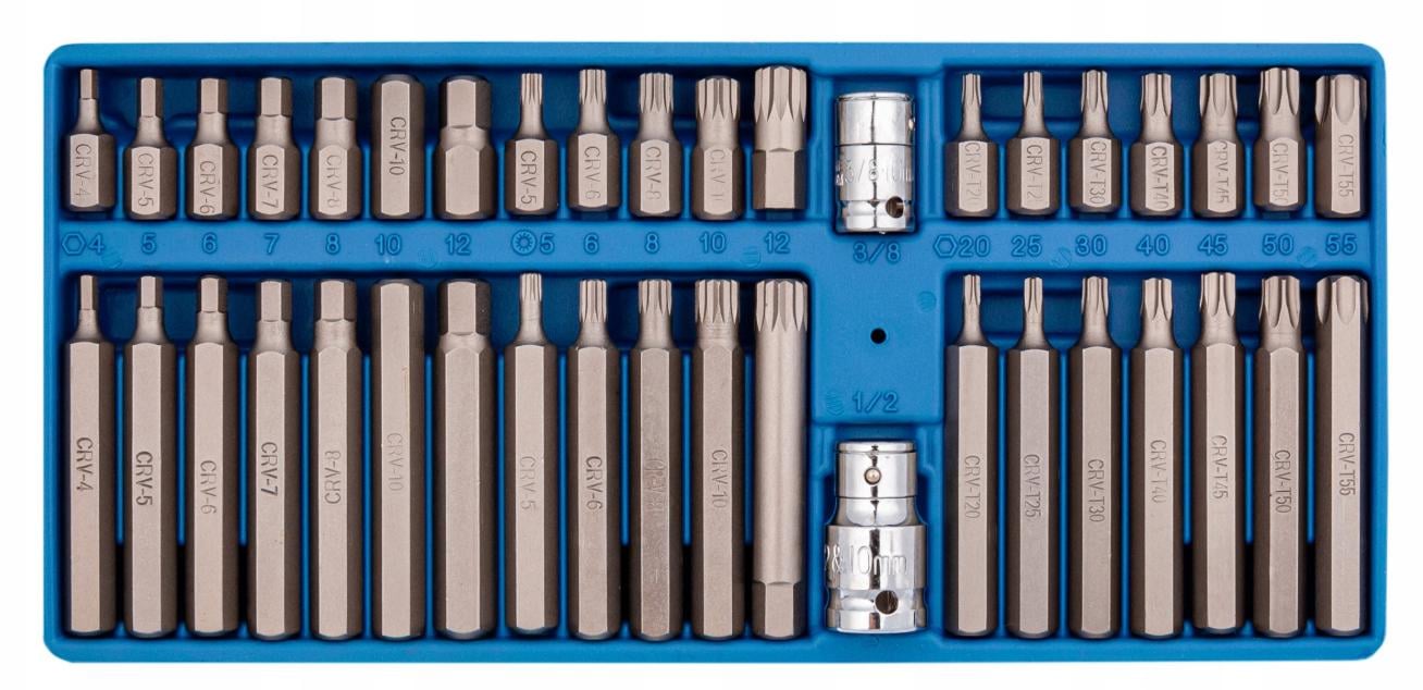 Набор шестигранных бит ключей Torx Imbus Spline 40 шт. (17883807181) - фото 4 Набор шестигранных бит ключей Torx Imbus Spline 40 шт. (17883807181) - фото 4