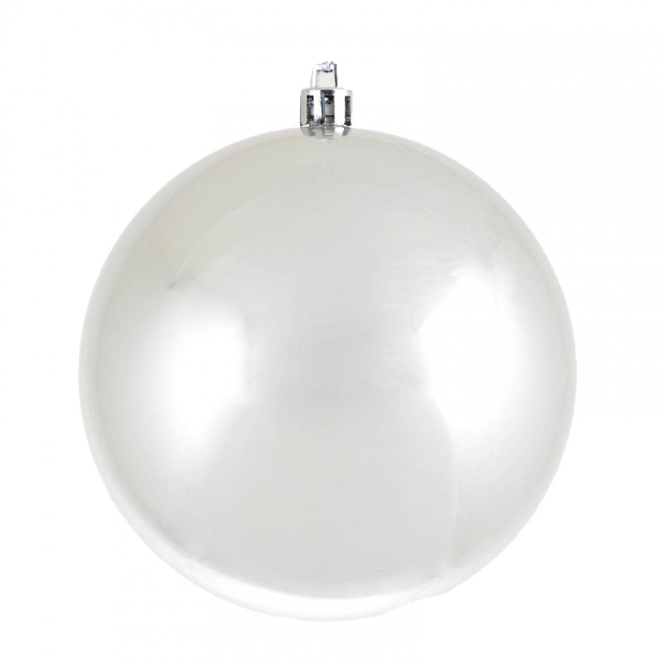 Шар Yes! Fun глянец D15 см Серебряный (0972643)