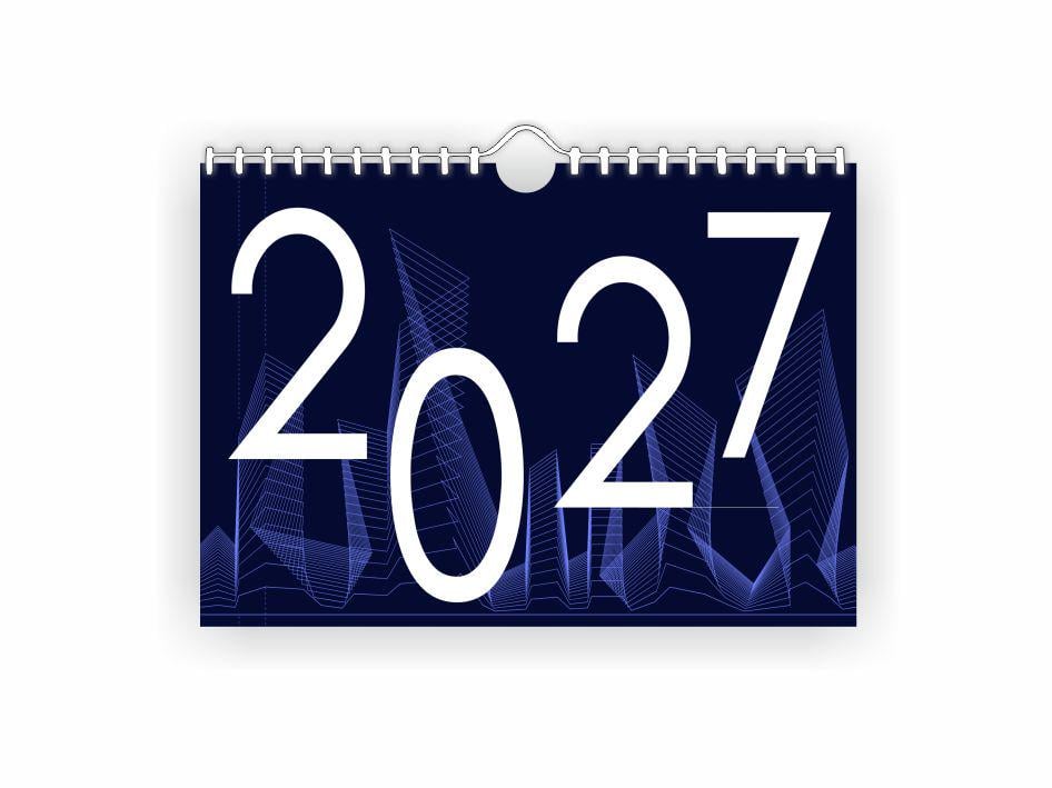 Календарь настенный Vivay А4 на 2027 год (38238574)