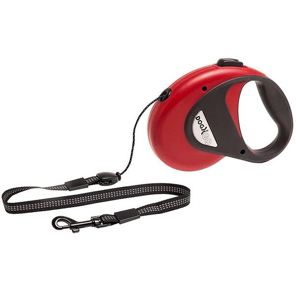 Поводок-рулетка для собак Dogx2GO Cord Flamingo S до 12 кг 8 м Красный (5415245003108)