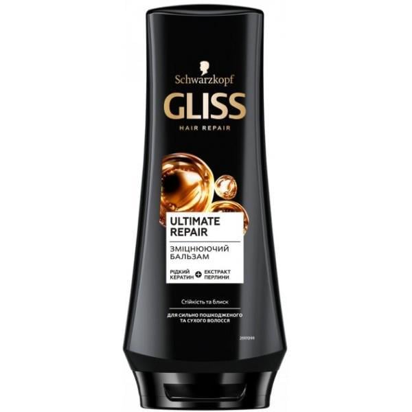 Укрепляющий бальзам Schwarzkopf GLISS Ultimate Repair для сильно поврежденных и сухих волос 200 мл (5615510)